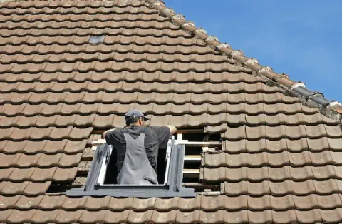 Pose de velux - Couville